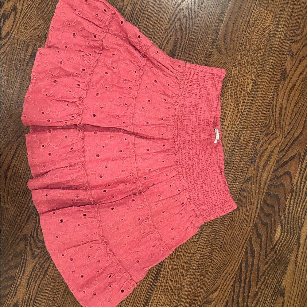 Pink Eyelet Women's Skirt